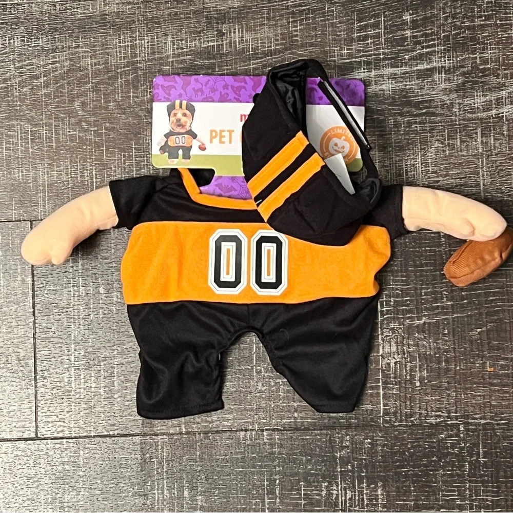 Adorable Football Jersey Walking Dog Pet Costume Size S NEW!